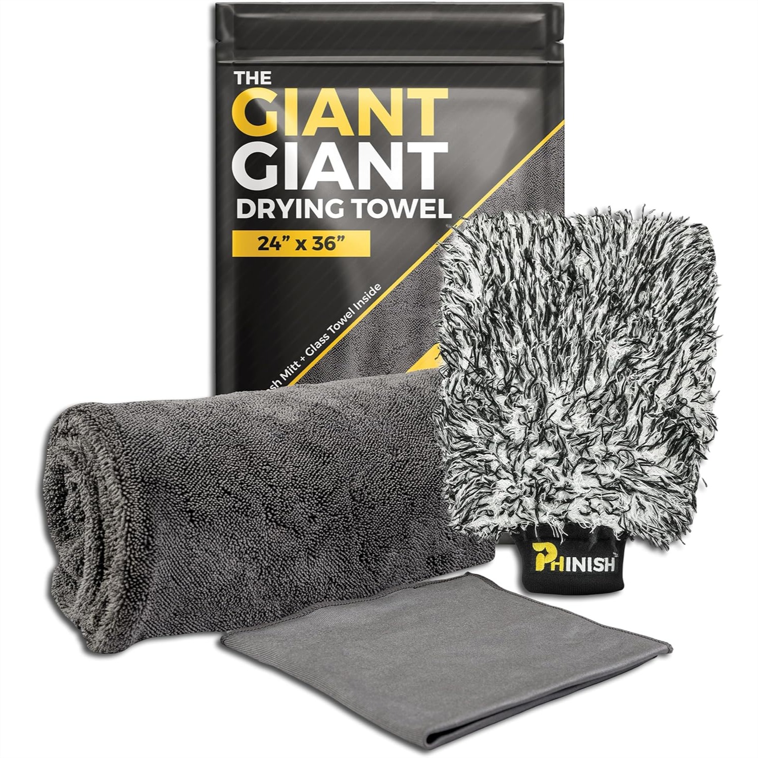 24x36 Car Drying Towel 1200 GS - Microfiber Towel Detailing recension och pris