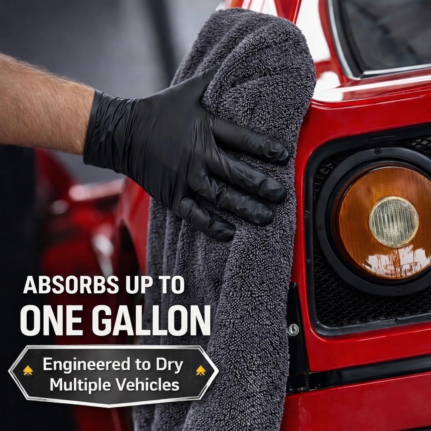 24x36 Car Drying Towel 1200 GS - Microfiber Towel Detailing recension och pris