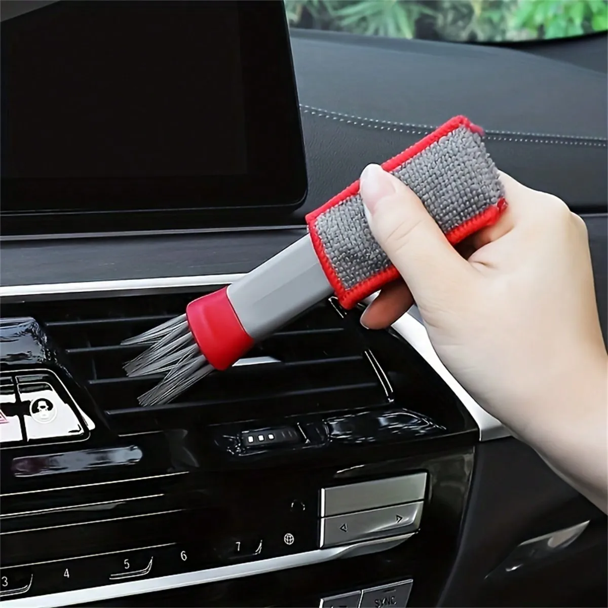 1pc Double-Headed Brush, Car A - Car Cleaning Brush recension och pris