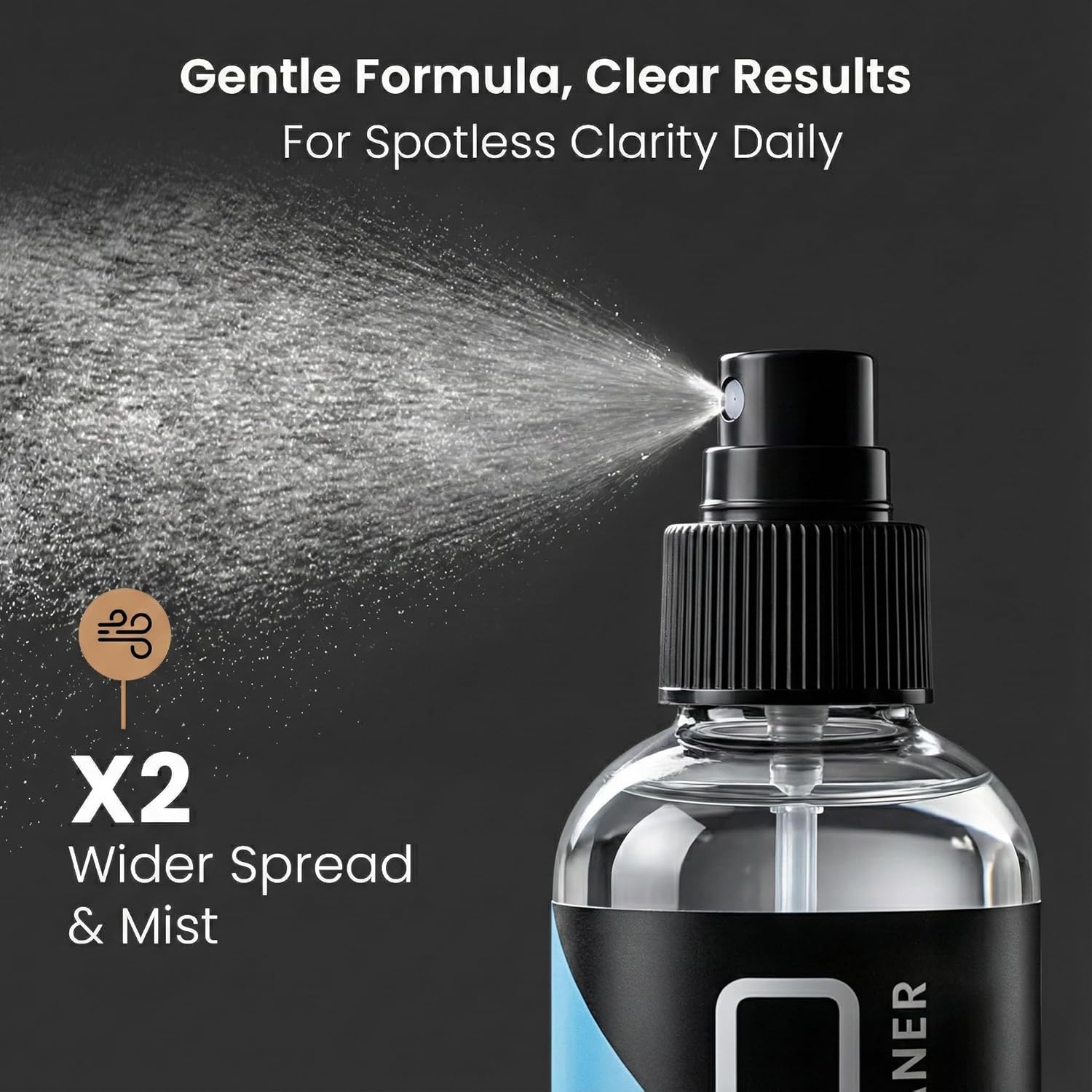 EVEO Glasses Cleaner Spray - E - Glass Cleaner Streak recension och pris