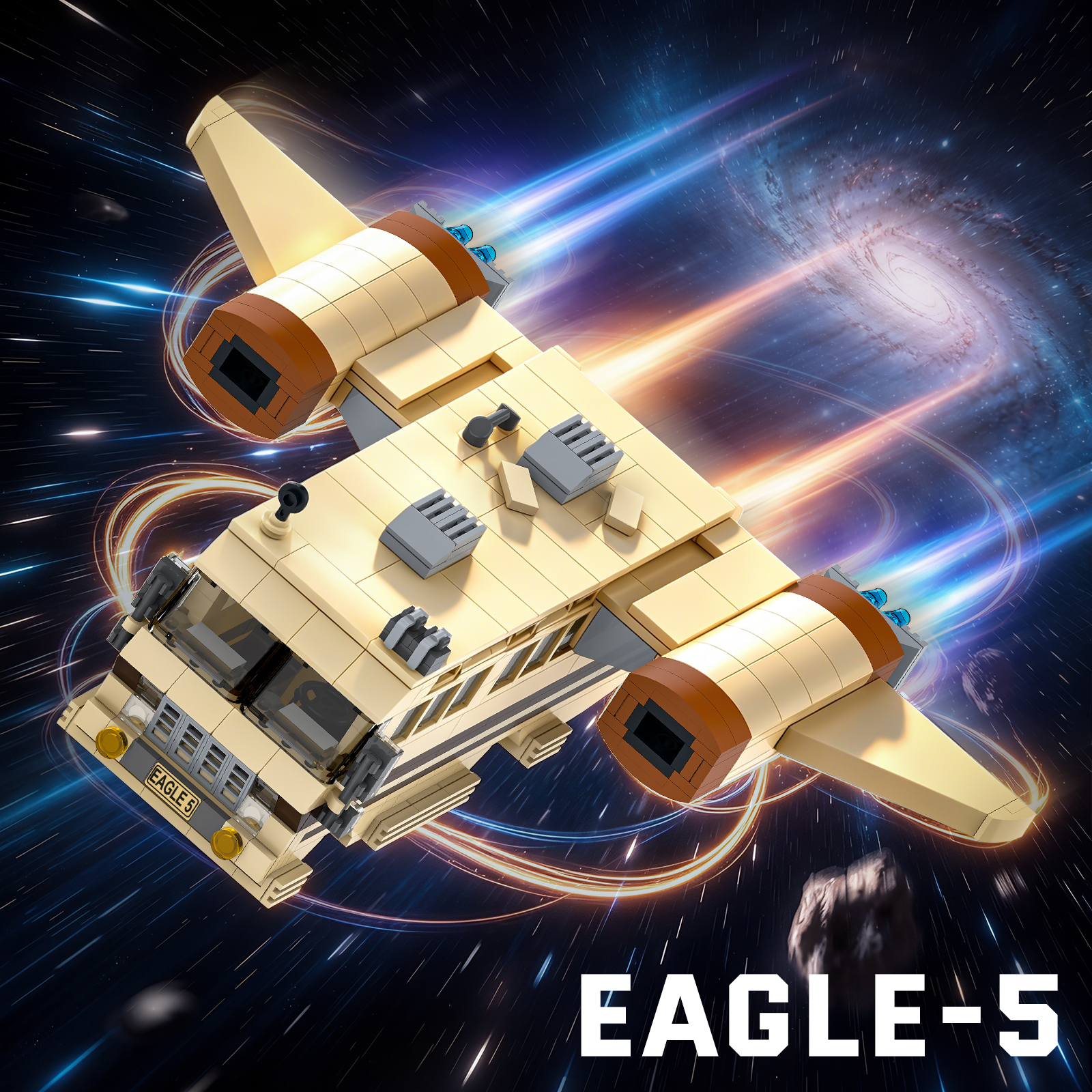 Space Balls Eagle 5 Building B - Interior Detailing Kit recension och pris