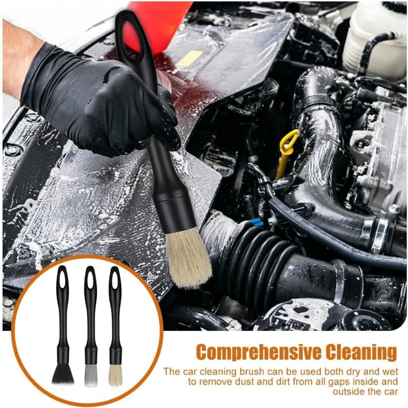 5pcs Automotive Detail Brush K - Interior Detailing Kit recension och pris
