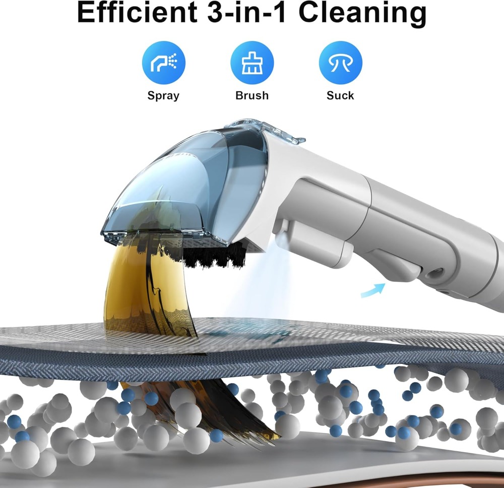 450W Carpet Cleaner Machine Up - Seat Cleaner Fabric recension och pris
