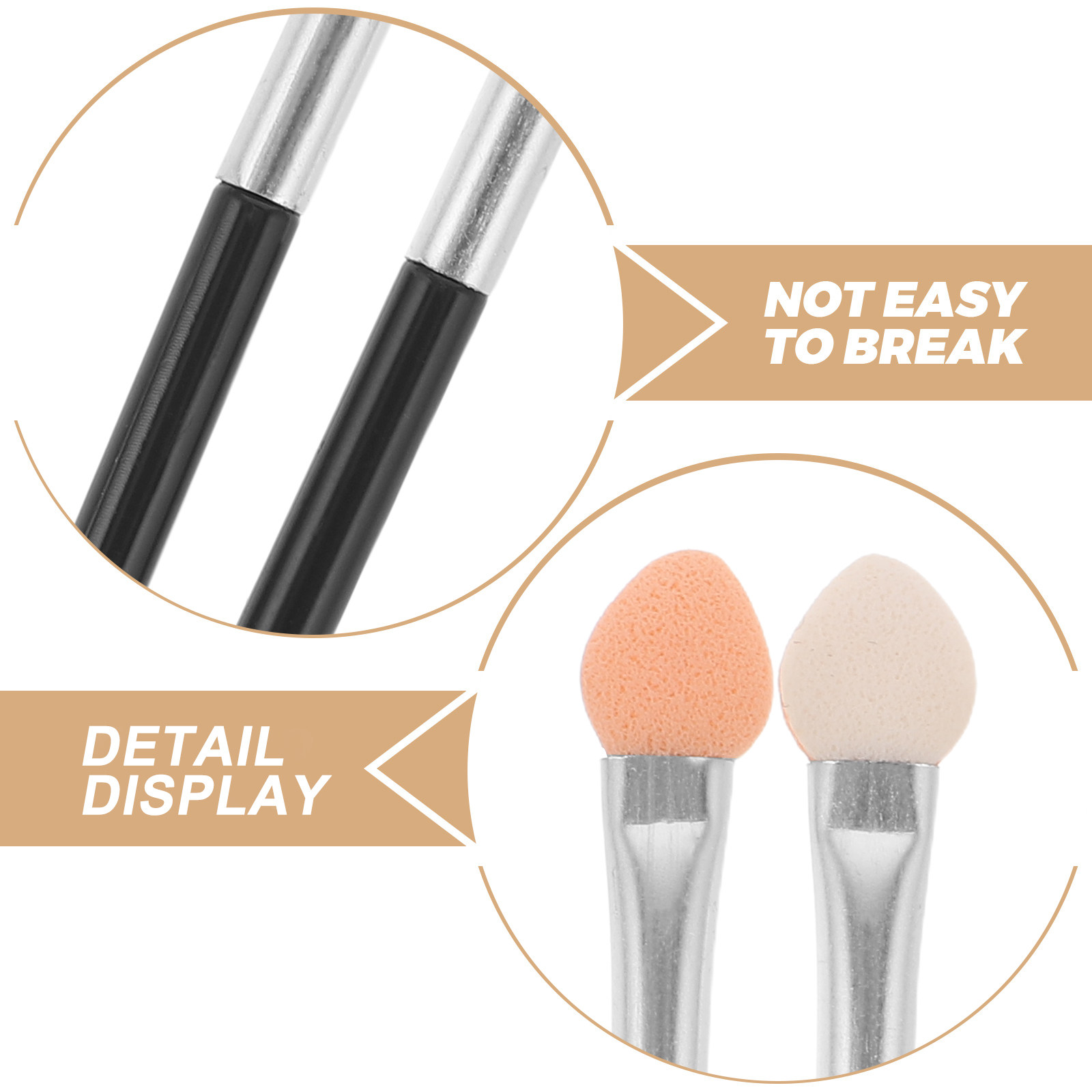 100Pcs Mini Sponge Brush Set F - Detailing Brush Set recension och pris