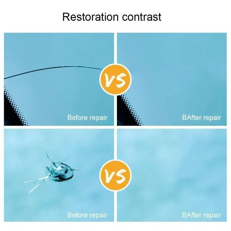 DIY Car Windshield Cracked Rep - Glass Cleaner Streak recension och pris