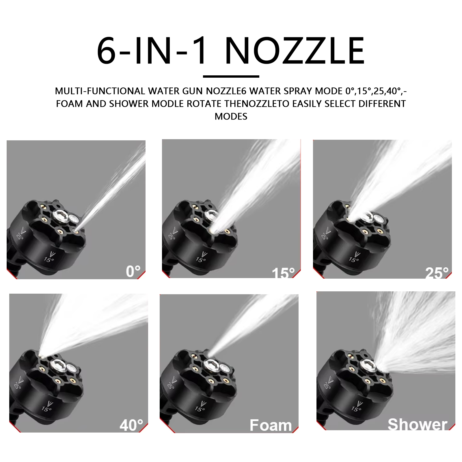 【2026 New】3500W 6-in-1 Nozzle  - Car Shampoo Ph recension och pris