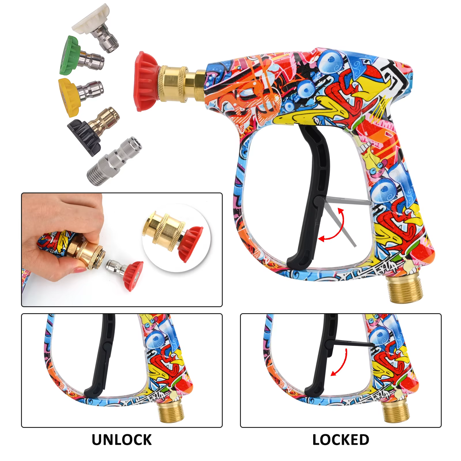Pressure Washer Water Gun for  - Foam Cannon Car Wash recension och pris