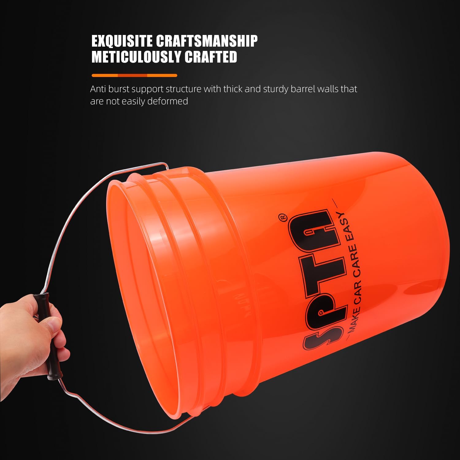 SPTA 33Pcs Car Wash 20L Bucket - Interior Detailing Kit recension och pris