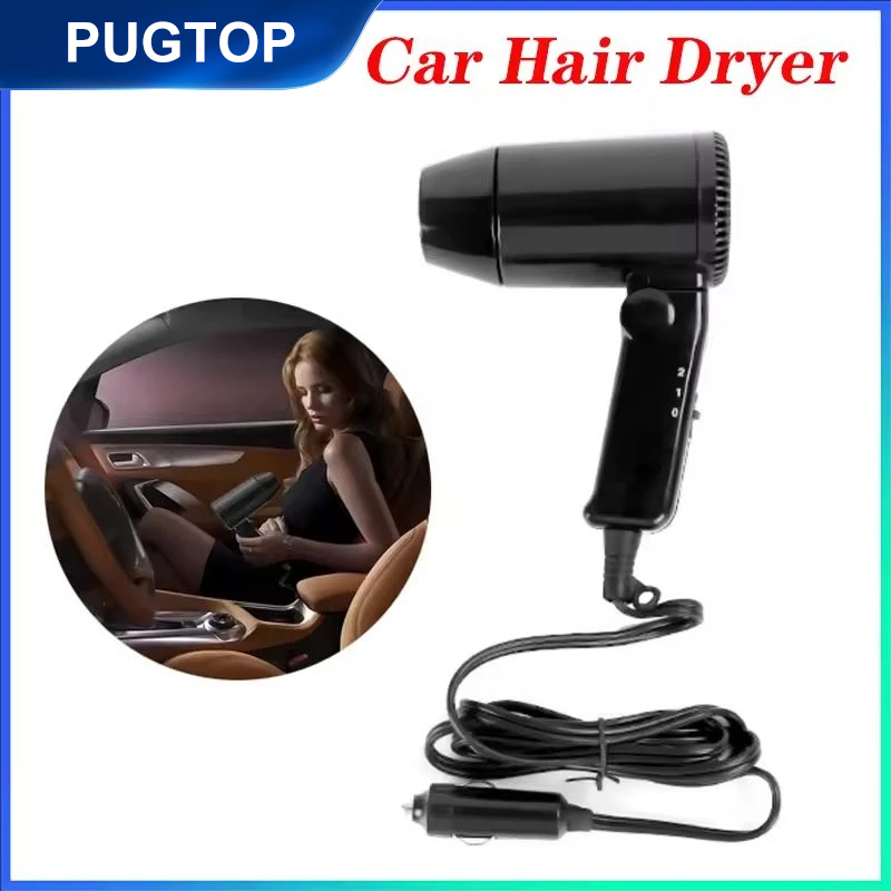 Portable 12V Folding Car Hair  - Dryer Car Blower recension och pris