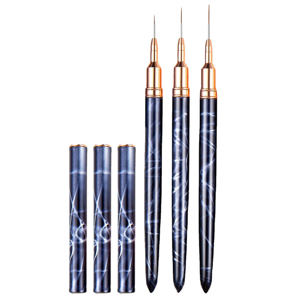 3Pcs Nail Art Brush Set Profes - Detailing Brush Set recension och pris