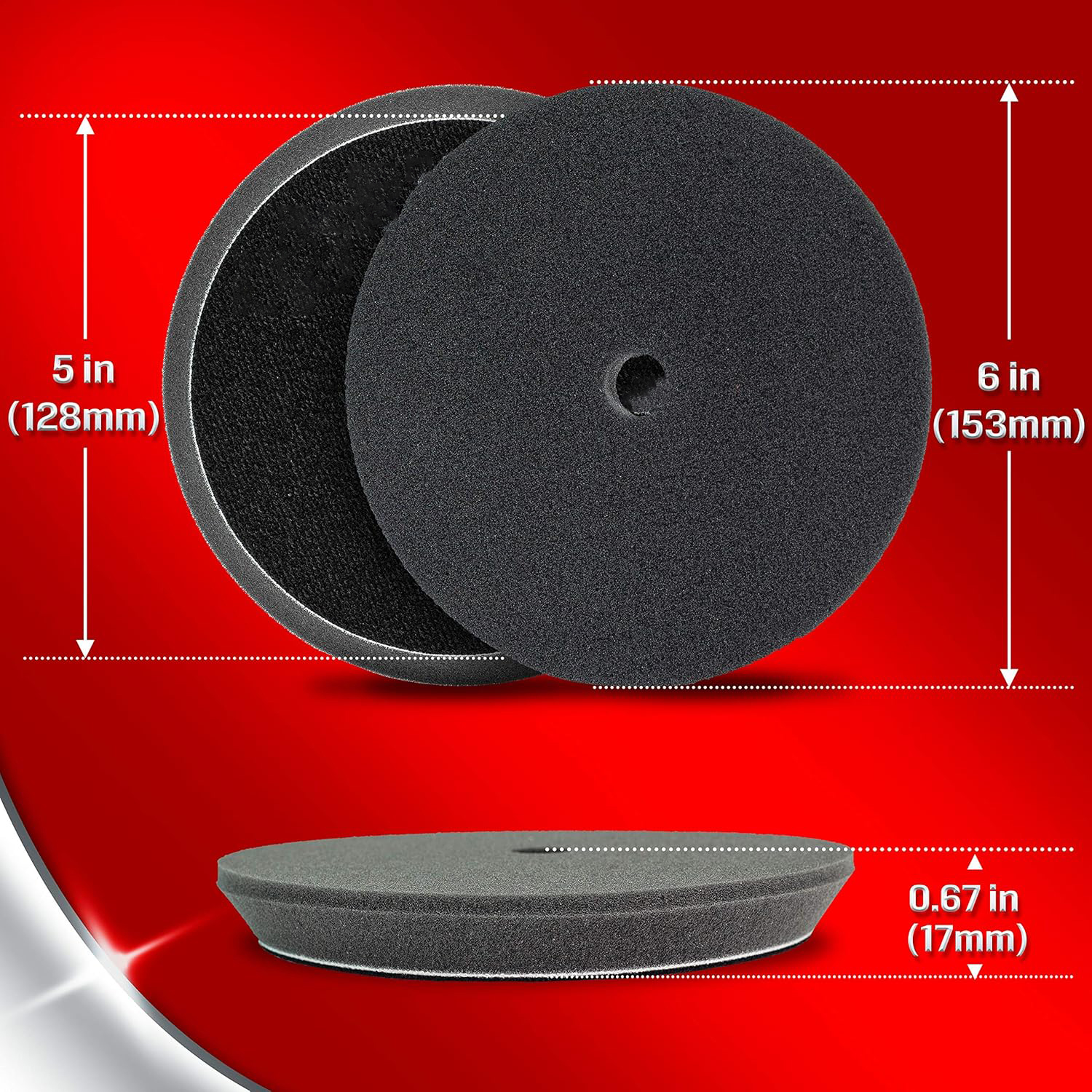 3pcs Polishing Pads, Orbital B - Polish Pad Set Buffer recension och pris