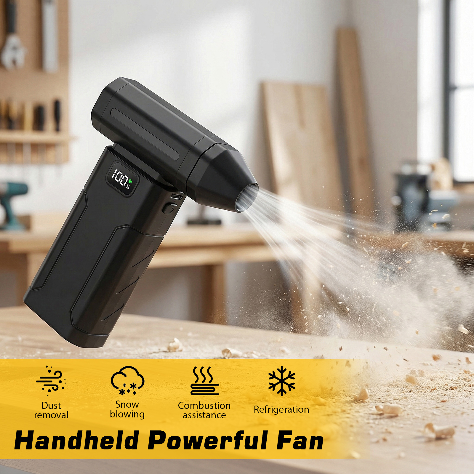 Powerful Air Blower 5-Speed Ha - Dryer Car Blower recension och pris