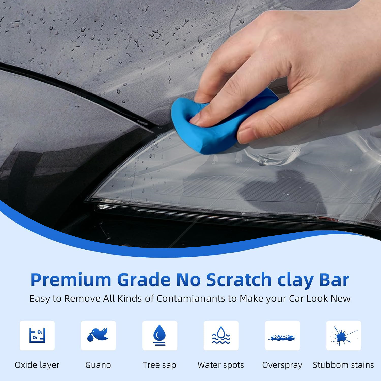 SIKEZHAN Magic Car Clay Bar fo - Clay Bar Lubricant recension och pris