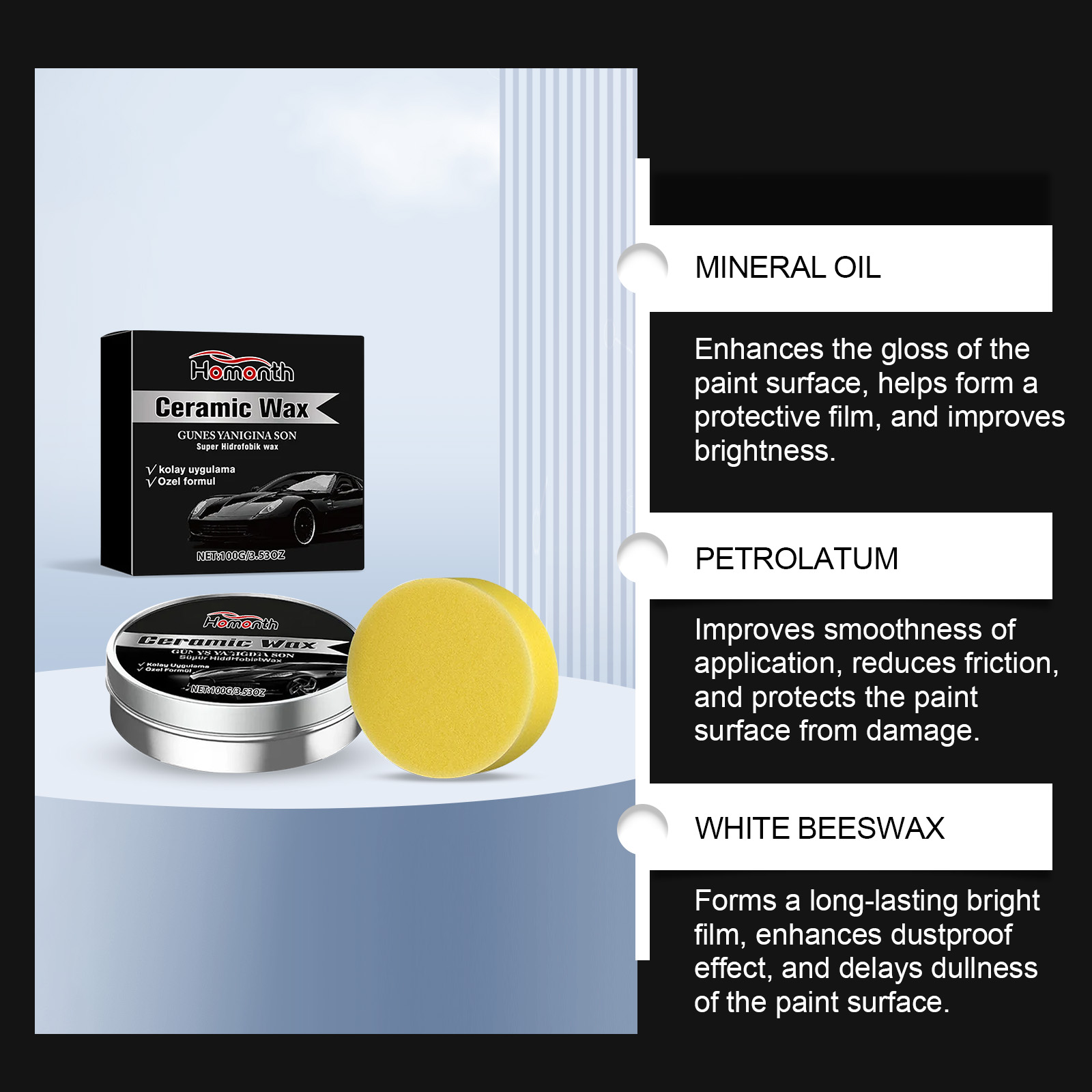 Car Coating Polishing Care Wax - Car Wax Ceramic Coating recension och pris