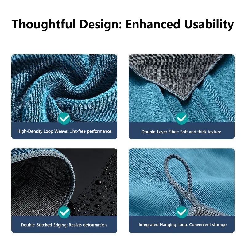 Microfiber Cleaning Towel Thic - Microfiber Towel Detailing recension och pris