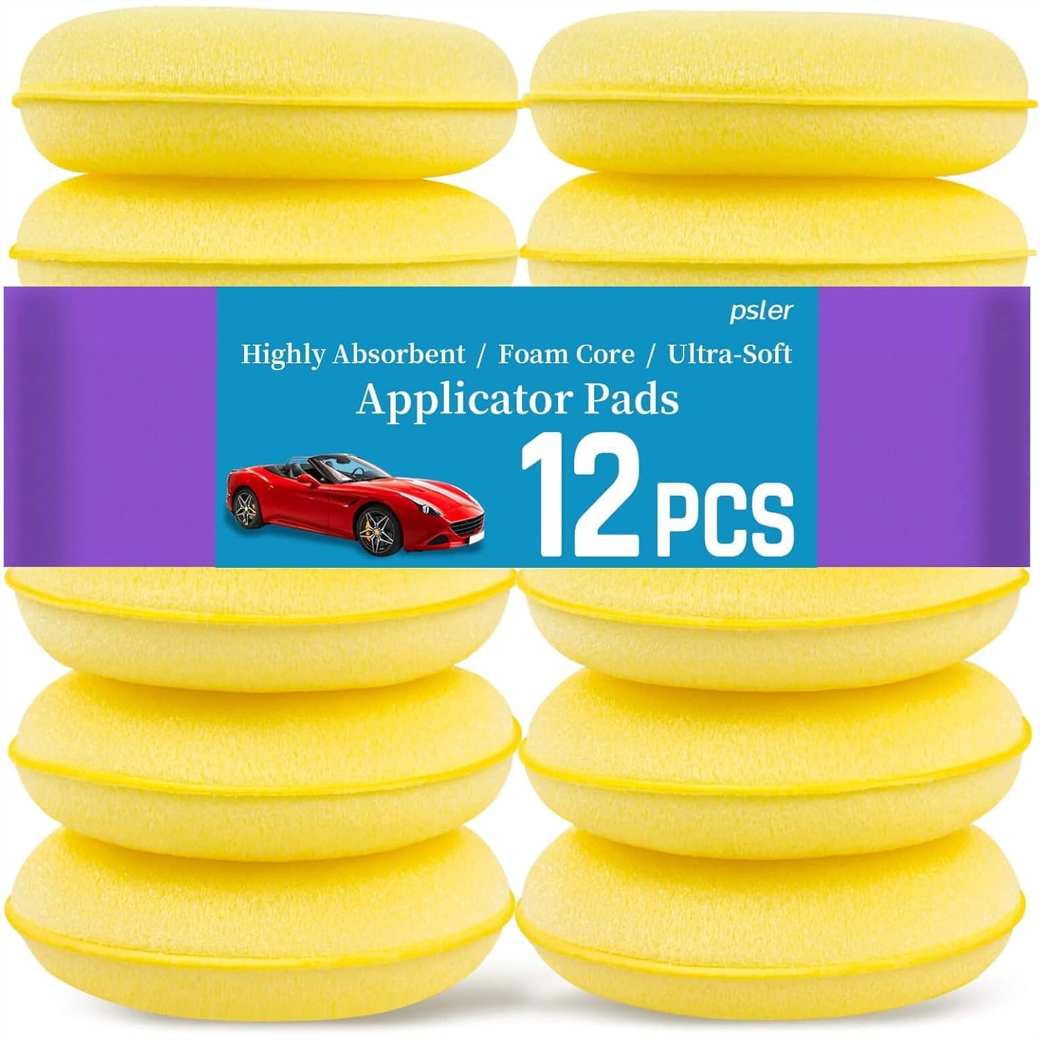 Foam Applicator Pads 4 Inch 12 - Wax Applicator Pad recension och pris