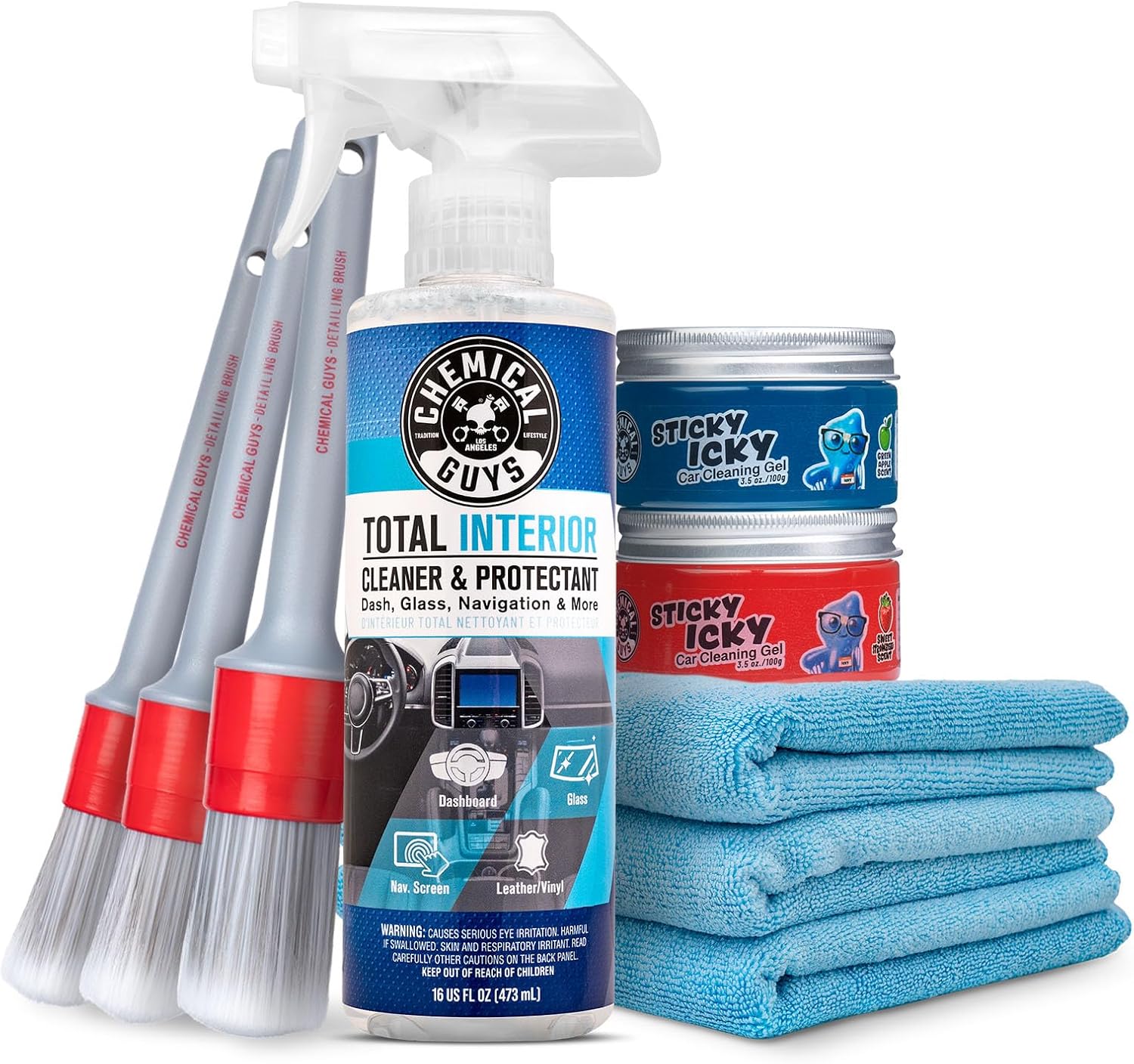 Car Cleaning Kit Interior 9-Pi - Interior Detailing Kit recension och pris